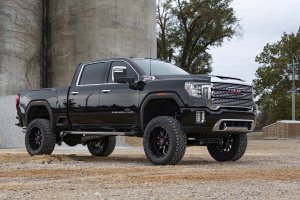 GMC Sierra 2500 HD Suspension Lift Kit - Front + Rear - Rough Country - 7 Inch Lift Kit | NTD | Vertex Shocks - '20-'25